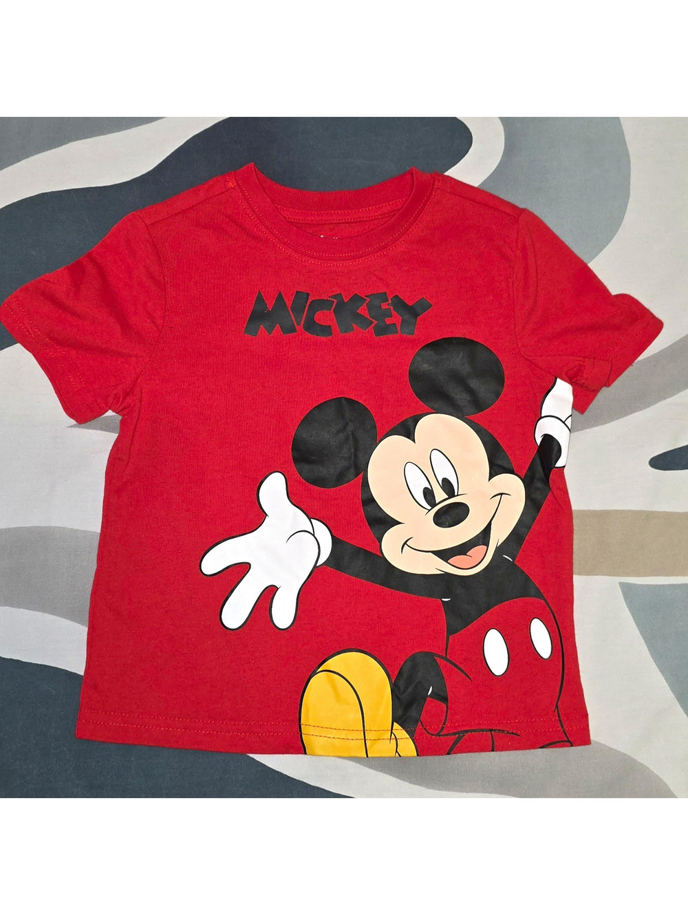 Marvel Disney Mickey Mouse Red Graphic T-Shirt Toddler Size 5